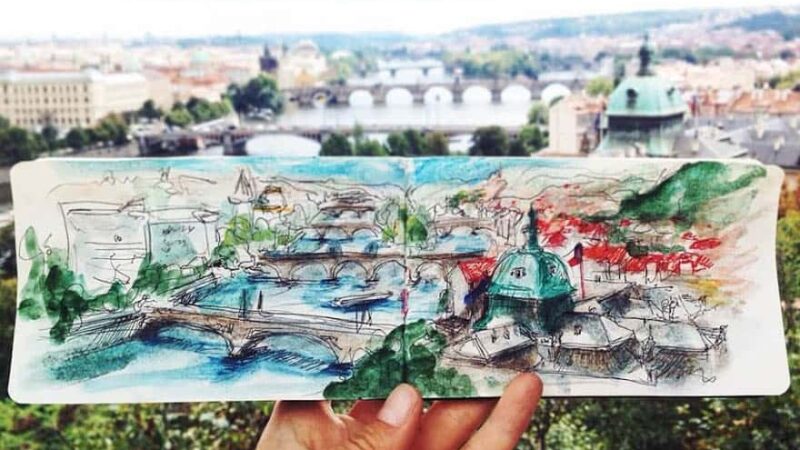 Bocetos de Praga por Ieva Ozola